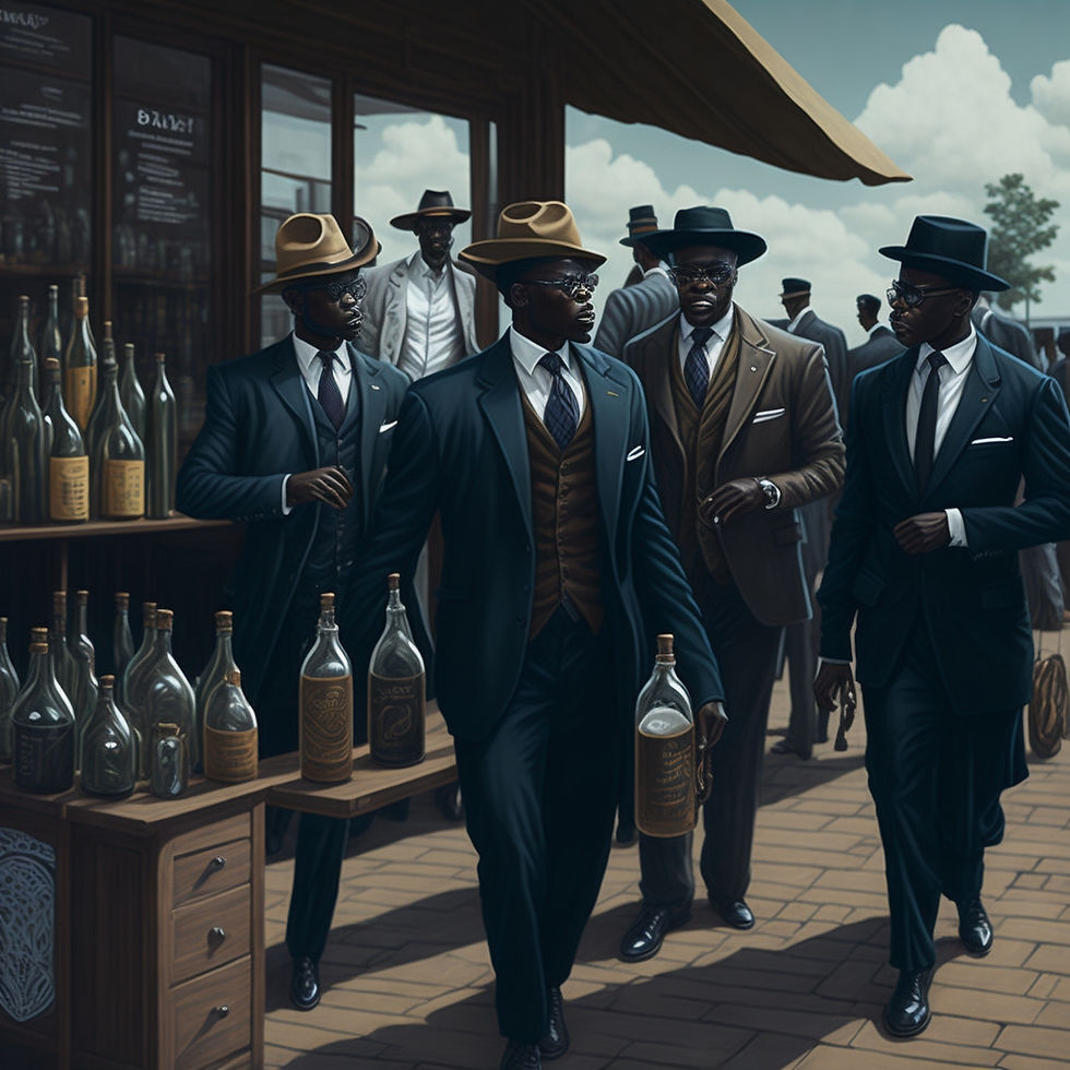 Leonardo_Diffusion_black_people_bottle_store_business_man_1.jpg