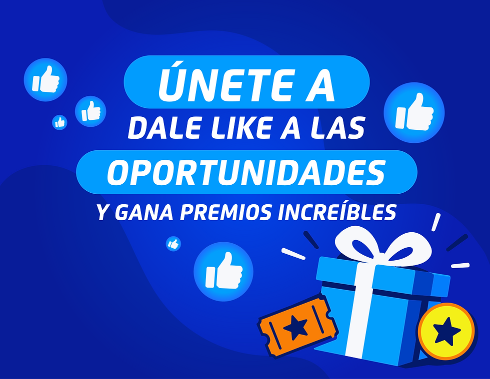 Únete a Dale like a las oportunidades y gana premios increíbles.