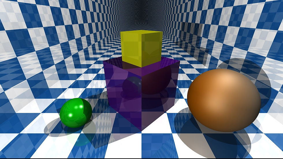Cube Scene Render