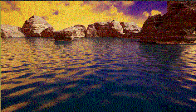 Wave Particles on Surface