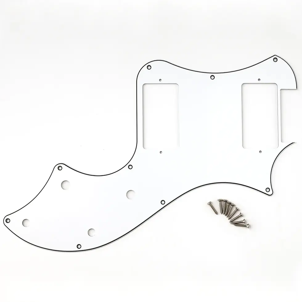 S2 SC Standard Satin Pickguard / White/Black/White