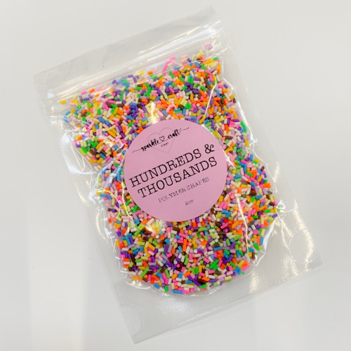 Hundreds & Thousands Polymer Clay Sprinkles Sparkle Craft Vinyl