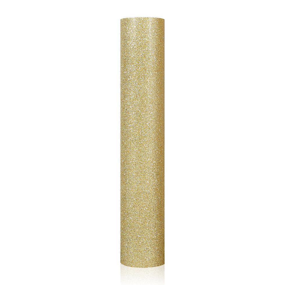 Teckwrap HTV Champagne Gold Glitter Sparkle Craft Vinyl