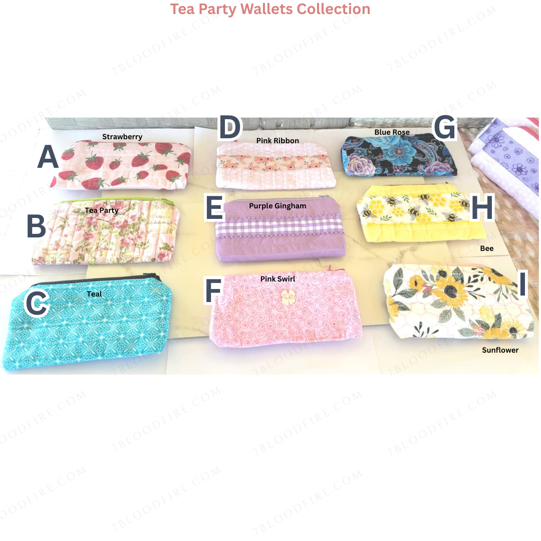 Tea Party Wallets Collection