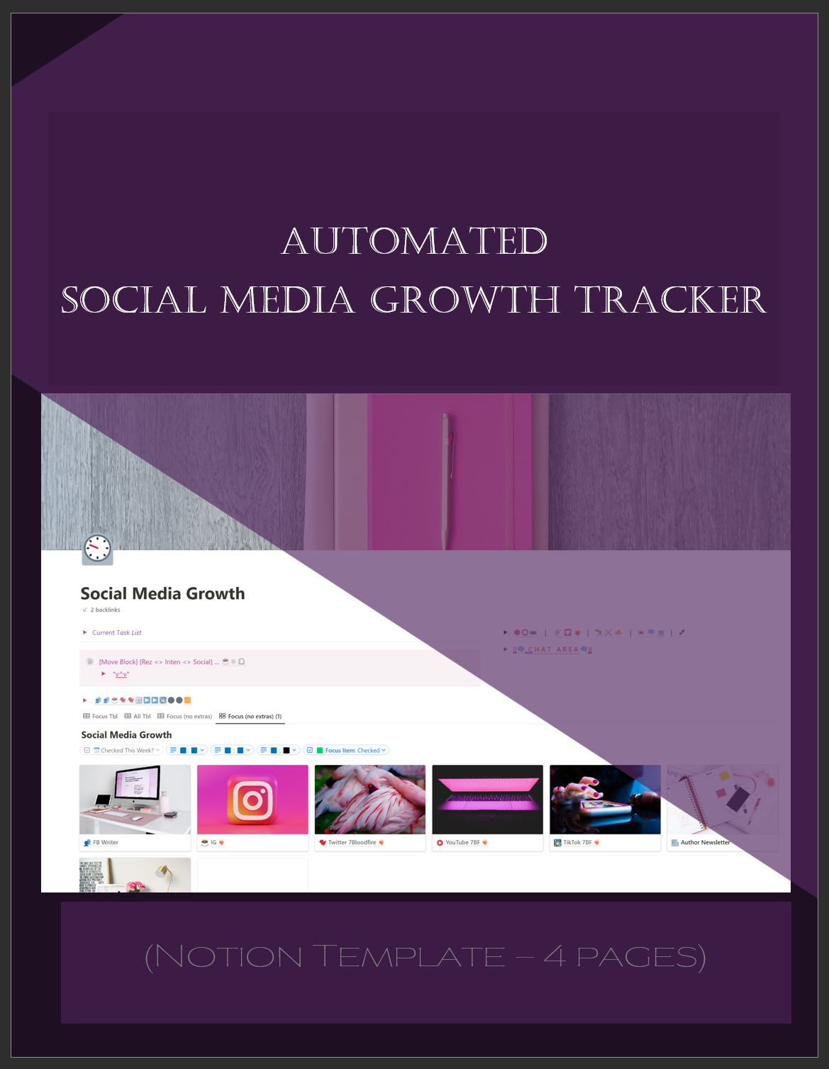 Automated Social Media Growth Template [Notion]