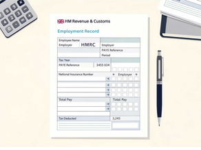 Employment HMRC record 