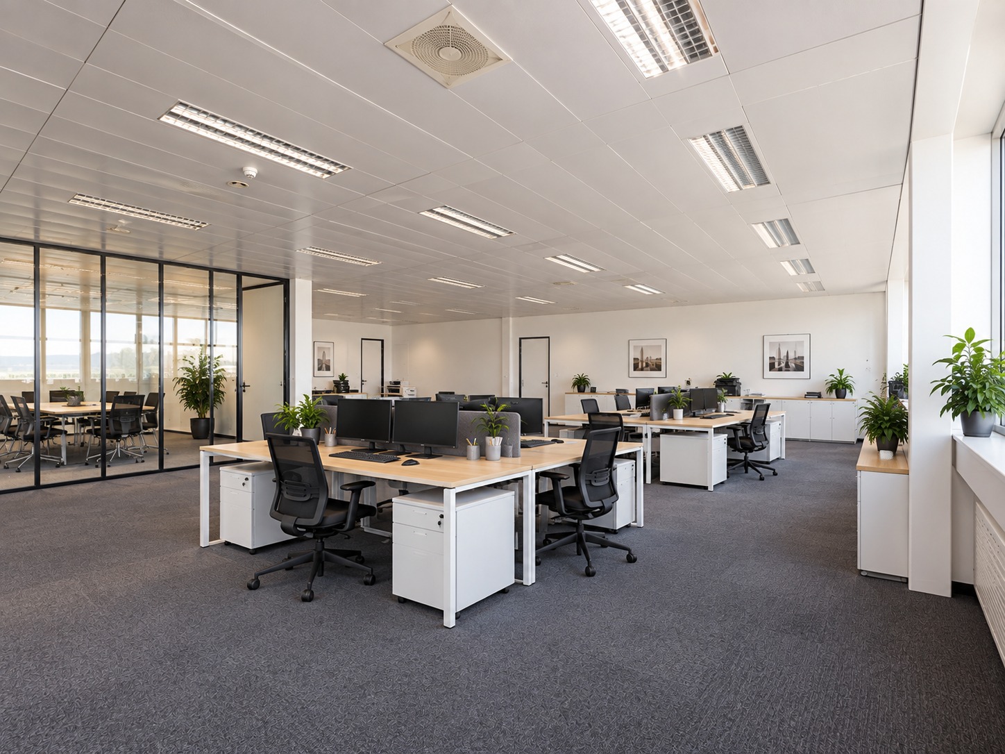 Sitzungszimmer inklusive - Büro in Reinach mit Perspektive