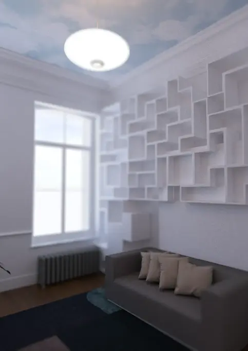 Modélisation 3D maison Bruxelles rendu V-Ray SketchUp, Azulejo Studio