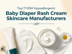 Top 7 ODM Hypoallergenic Baby Diaper Rash Cream Skincare Manufacturers