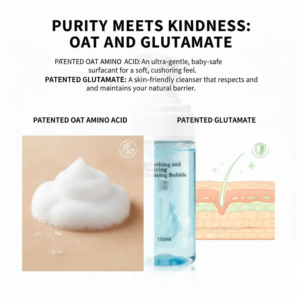 Amino Acid Cloud Foam Cleanser key ingredients: Amino Acid - cleansing & makeup removal formula by DEVA Skincare Manufacturer