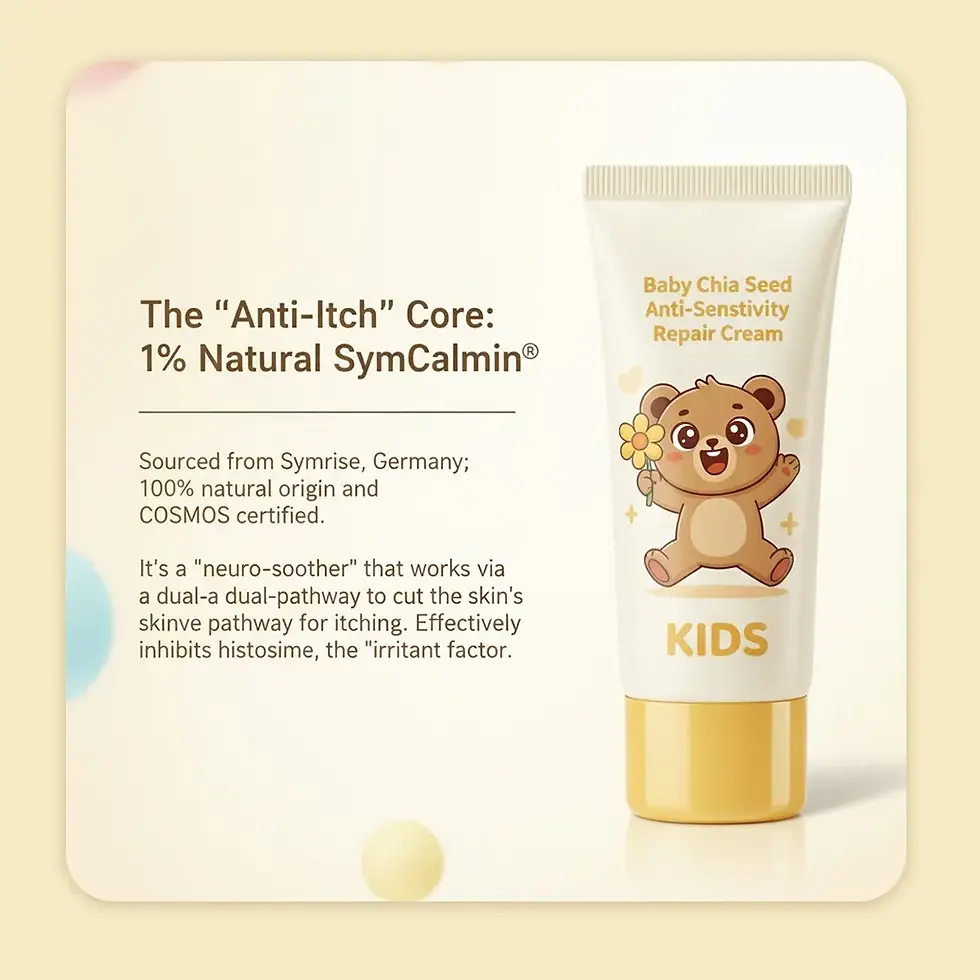 Baby Chia Seed Repair Cream key ingredients: Chia Seed - baby & kids care formula by DEVA Skincare Manufacturer