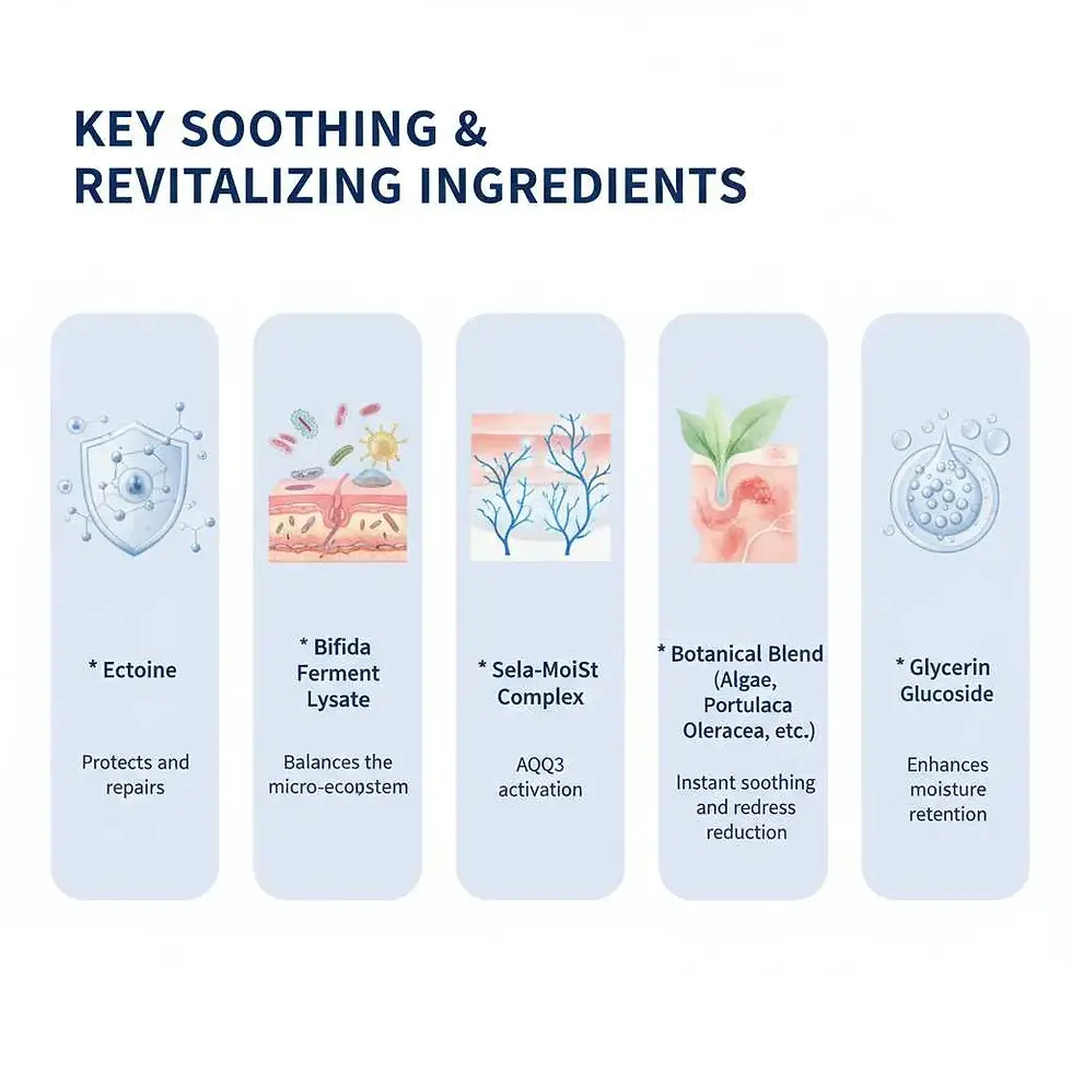 Ectoine Hydrating Mask key ingredients: Ectoin - masks & patches formula by DEVA Skincare Manufacturer