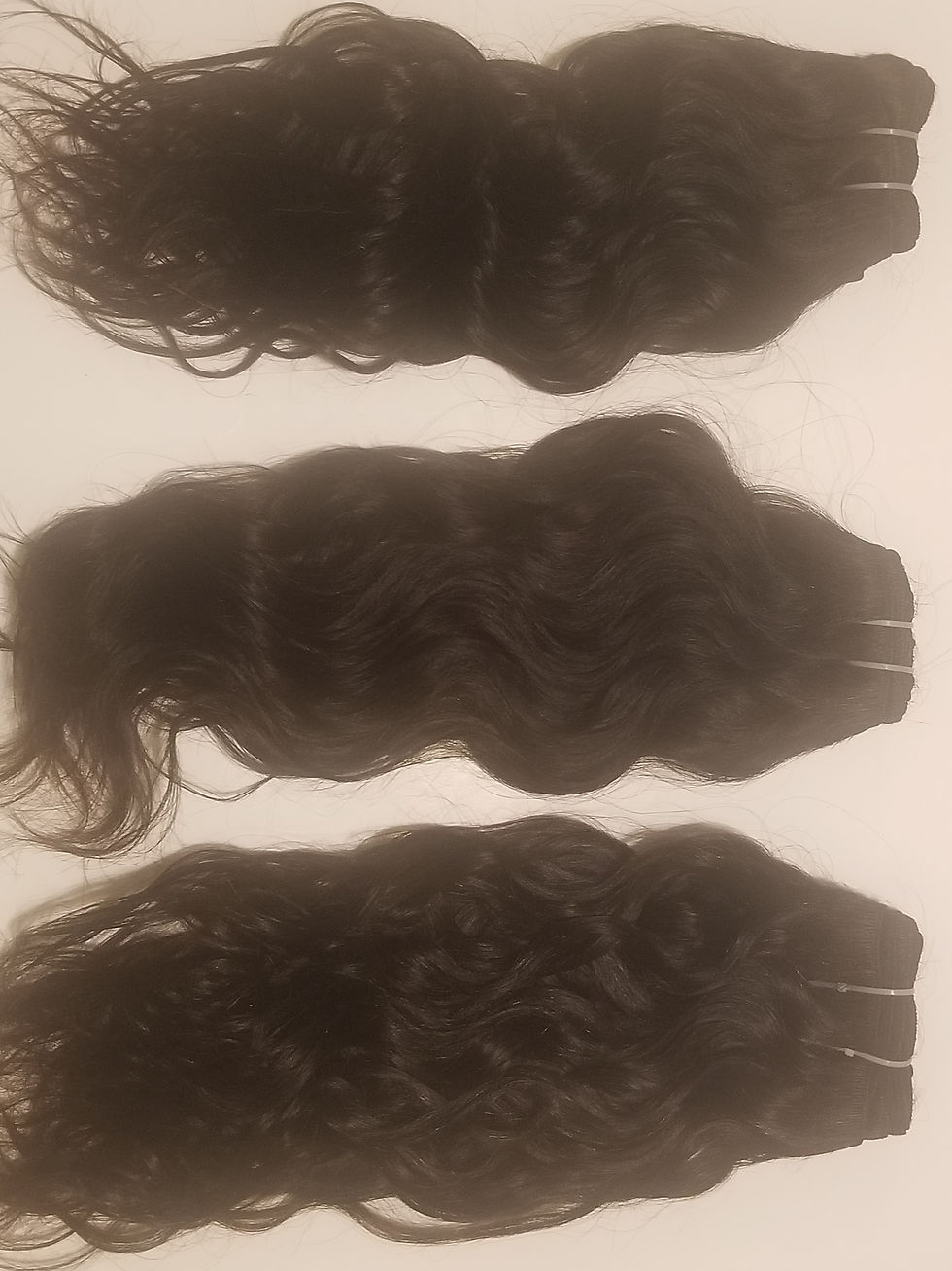 Thumbnail: Raw Indian Wavy Hair: 100% Virgin Human Hair: Starting from $46