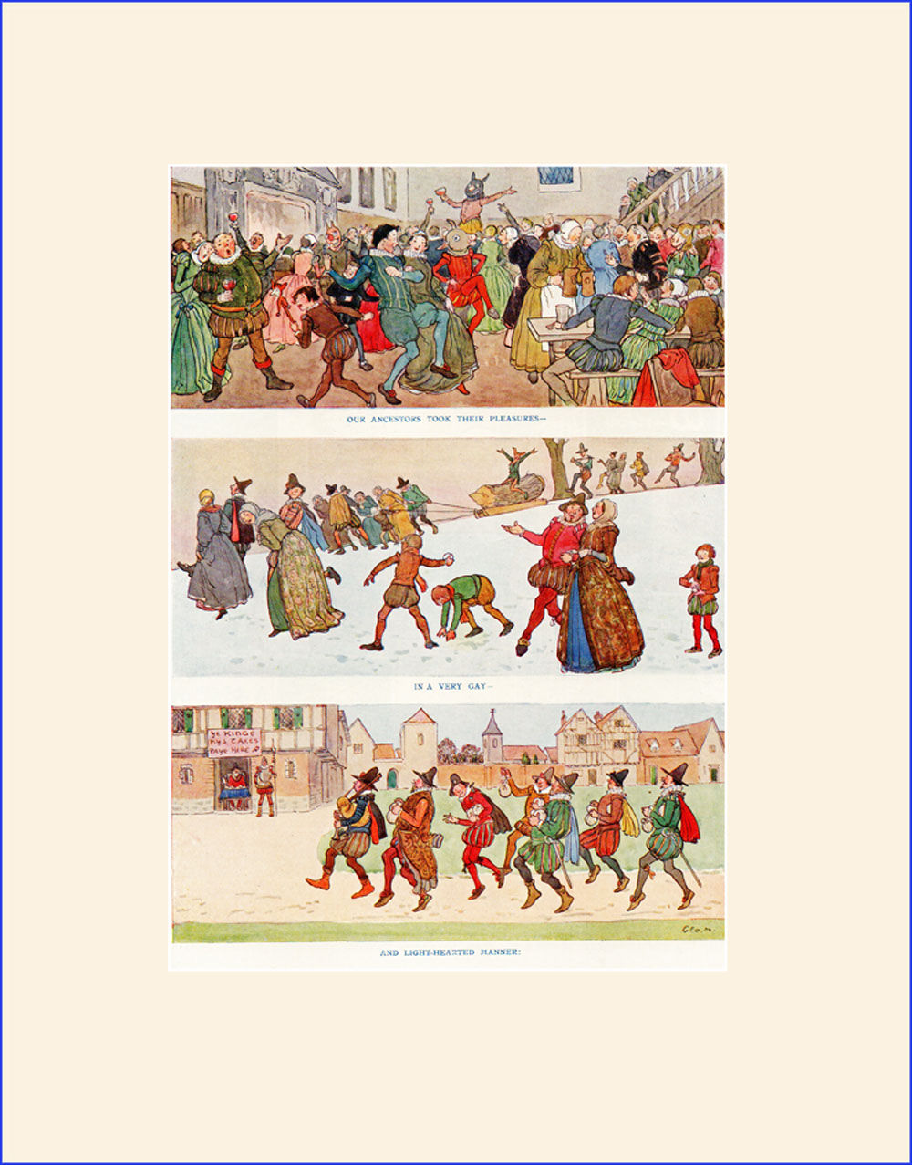 Two Punch cartoons, illustrated by George Morrow