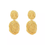 Thumbnail: Textured Drop Earrings in Gold