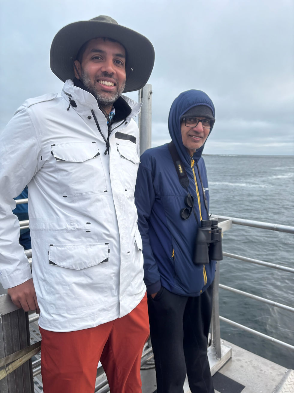 Father and Son on Hudson Bay