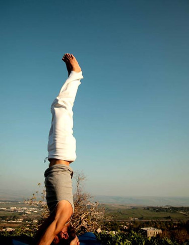 Yoga Man Headstand