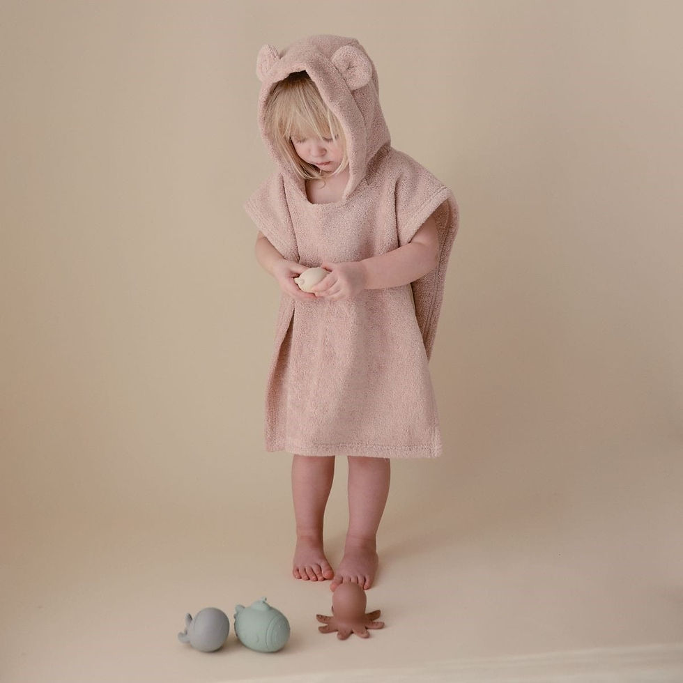 Thumbnail: MUSHIE - poncho towel bear
