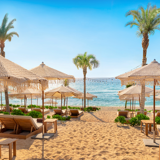 Private Beach Area in Cancun