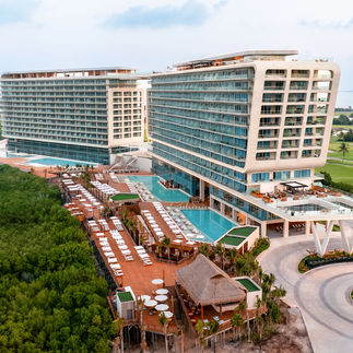 Cancun Resort Ariel View