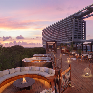 Gathering areas at Mexican Resort