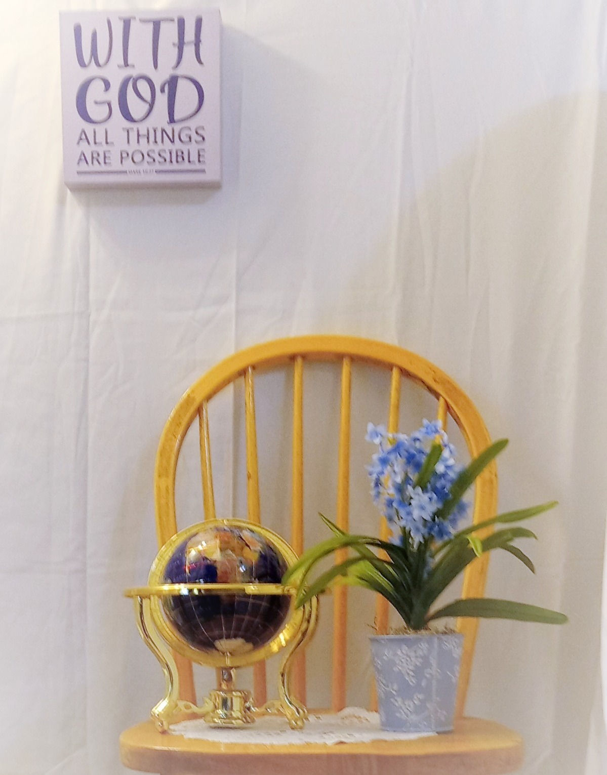 God and Blue Globe Set