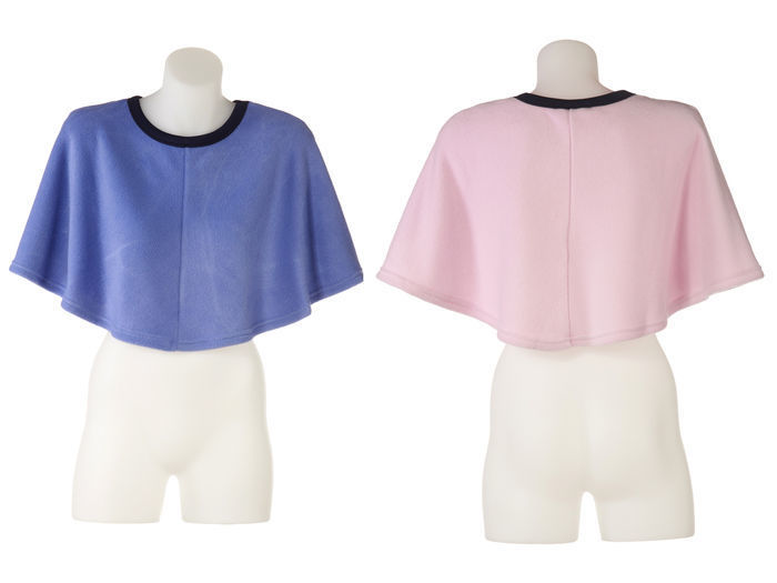 Ladies Short Day/Bed Poncho - Polar Fleece