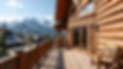 Custom wood deck with mountain views, built for comfort and durability by Blue Bird Landscaping in Livingston, Montana.