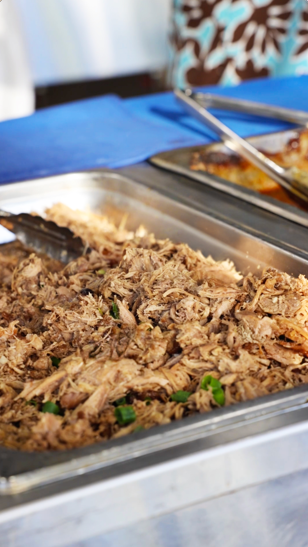 Kalua pork on the buffet