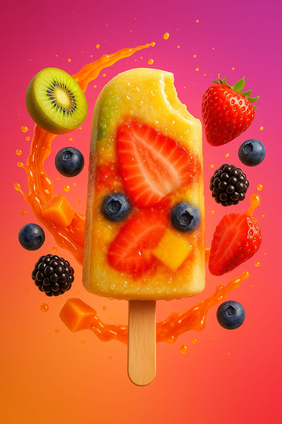 Helado multi frutas