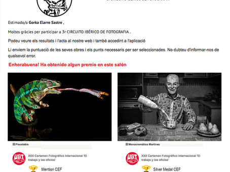 Resultados del III CIRCUITO IBÉRICO DE FOTOGRAFÍA