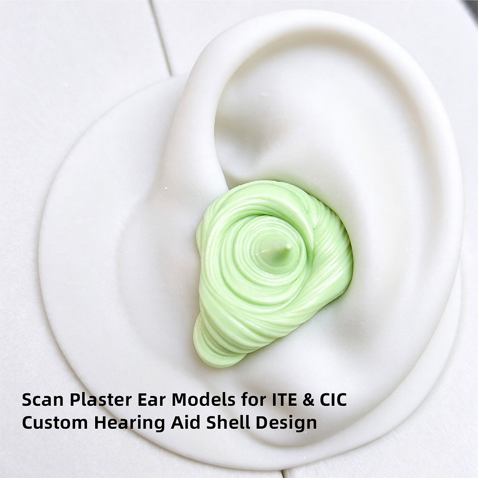 JME3 Ear Impression 3D Scanner | Scan Plaster Ear Models for ITE & CIC Custom Hearing Aid Shell Design