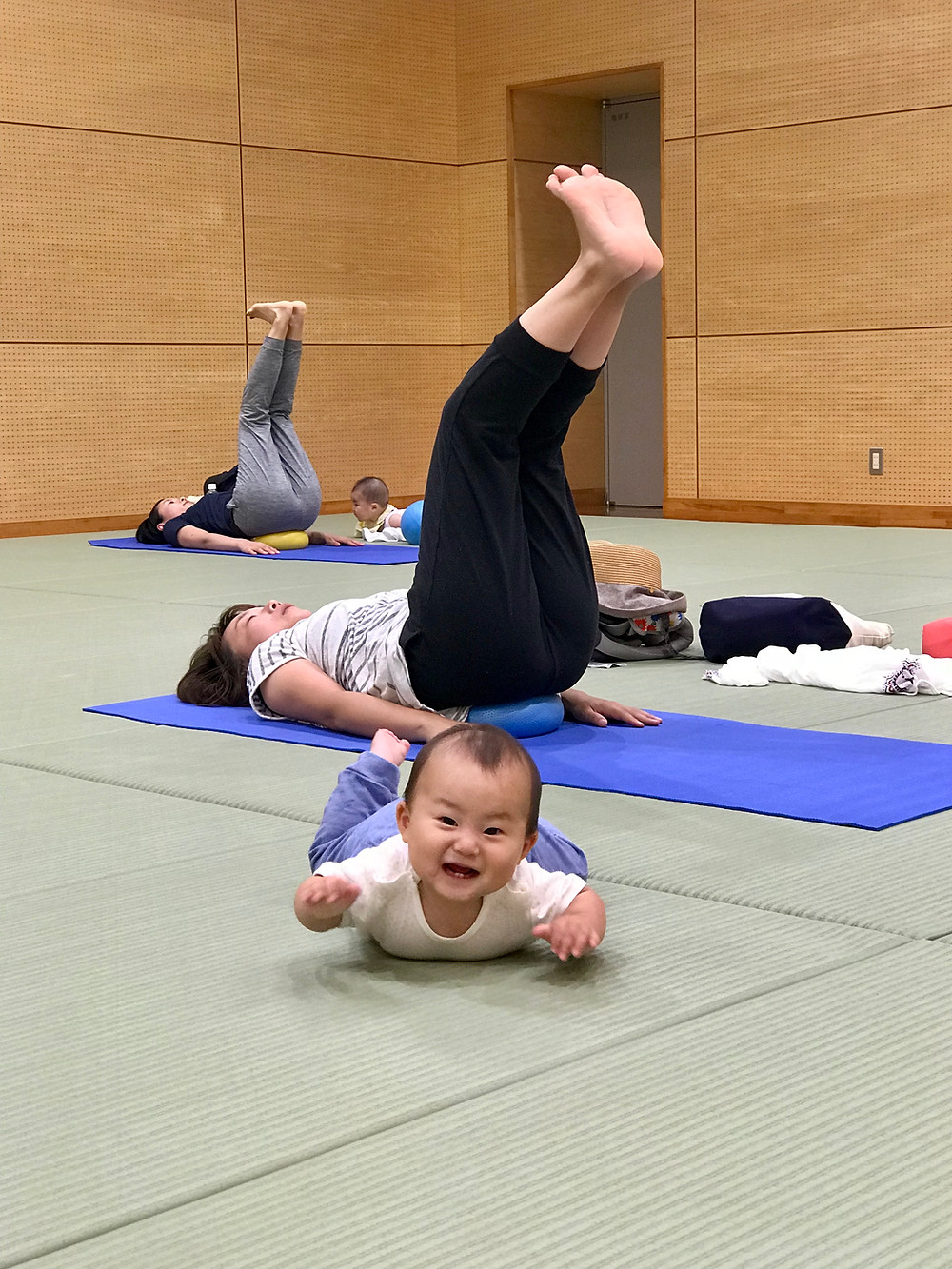 産後のママピラティス①