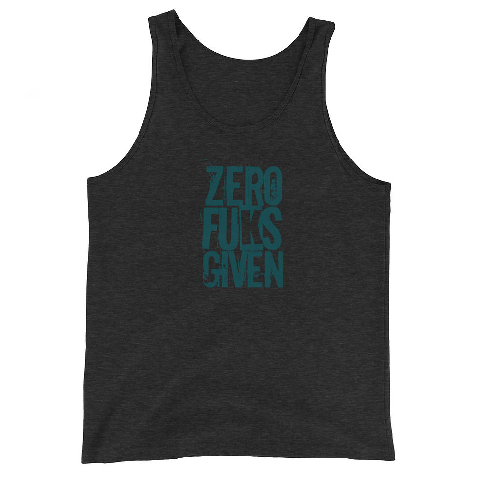 Thumbnail: Zero Fuks Given Unisex Tank Top