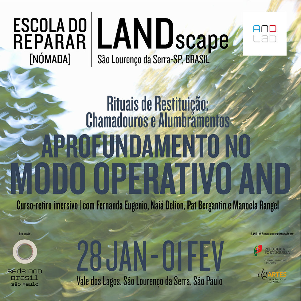 Escola do Reparar Nómada | Curso-Retiro LANDscape Brasil 2026