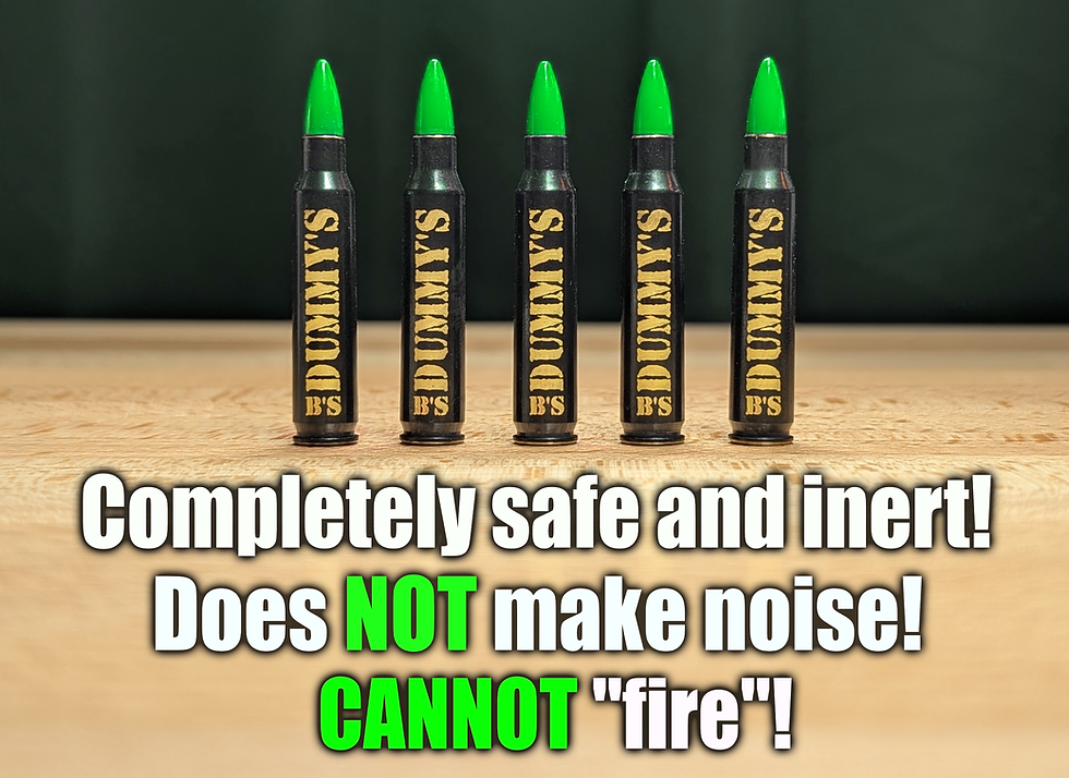 Thumbnail: B's Dry Fire Snap Caps - .223 Rem - (5 Pack)