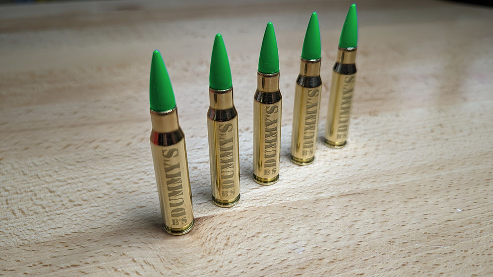 Thumbnail: B's Dry Fire Snap Caps - .308 Win / 7.62x51mm - (5 Pack)