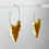 Thumbnail: Earrings circles with sticks gold