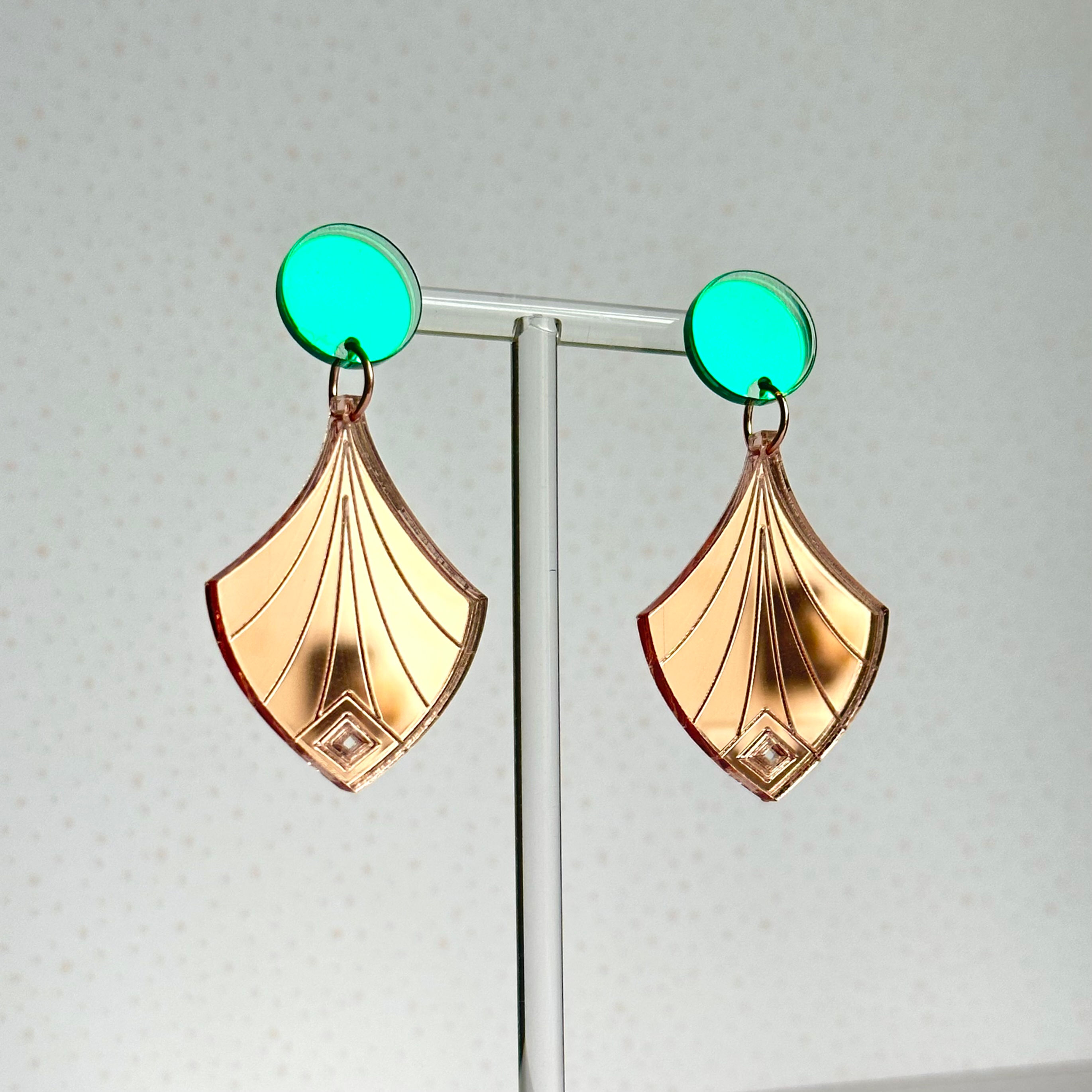 Náušnice art deco styl