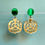 Thumbnail: Golden pomegranate earrings