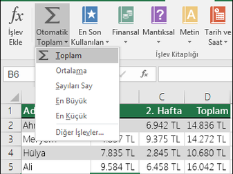 Microsoft Office Excel - Elektronik tabloya değer eklemenin yolları