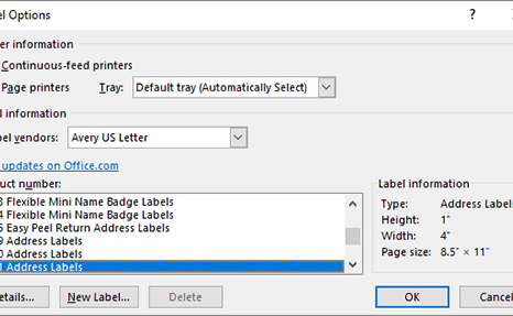 Microsoft Word - Etiket oluşturma ve yazdırma, posta listenizin etiketlerini yazdırma