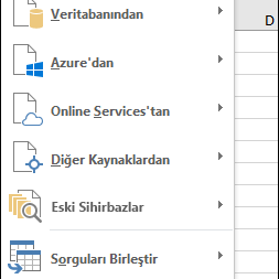 Microsoft Office Excel - Dış veri kaynaklarından verileri içeri aktarma (Power Query)