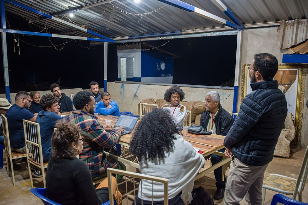 Comunidade local recebeu movimentos parceiros e entidades, em encontro com representantes do Estado de Minas Gerais nesta quarta-feira, em Tejuco, Brumadinho (MG|). Foto: Maxwell Vilela.