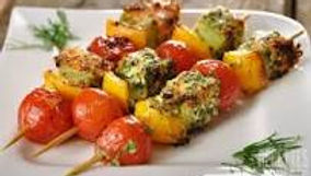 Brochette aux 2 poissons