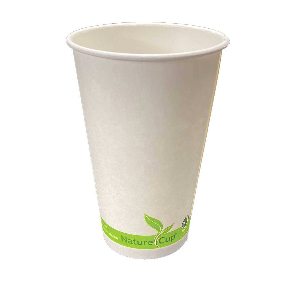 16oz PLA Lined Single Wall Paper Cup (1000/cs)
