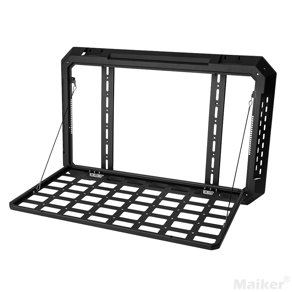 Thumbnail: JL Rear Window Armor with Fold-Down Storage Shelf ( L/R, Steel)