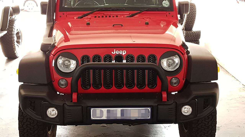 Thumbnail: JK Spartacus Steel Bumper w/ Override & Winch Plate (Front)