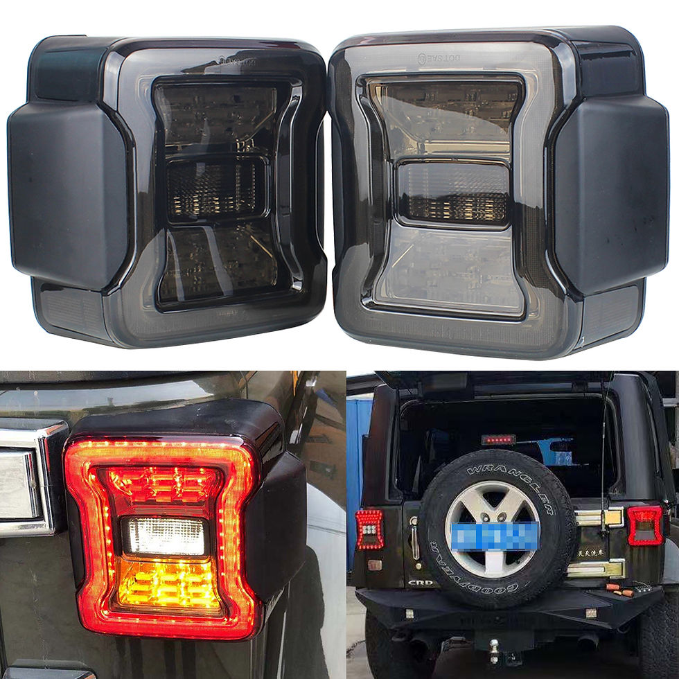 Thumbnail: LT11 JL style Tail lights Smoke Lens European version for JK/JKU