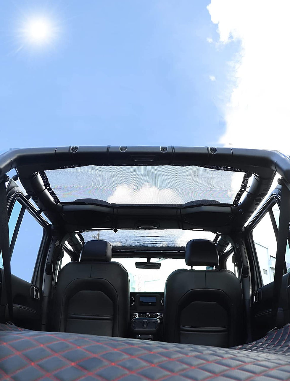 Thumbnail: JL 4Dr Roof Top Sunshade Net  ( Front & Rear )